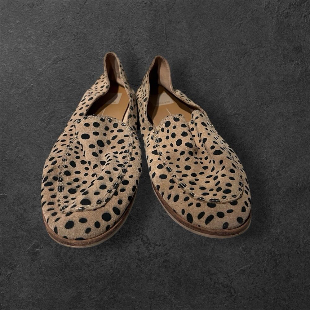 Dolce Vita "Grant" leopard/cheetah spotted calf hair flats